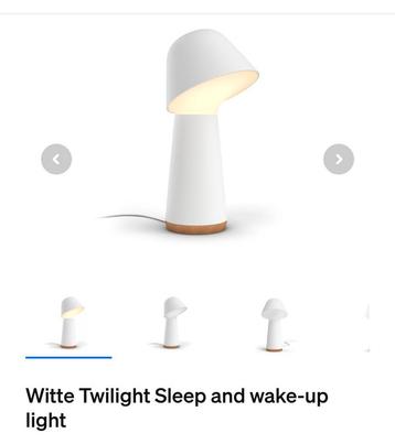 Witte Twilight Slaap- en Waaklamp - Nieuw! beschikbaar voor biedingen