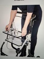 Rollator voor binnen met dubbel dienblad instelbare hoogte, Diversen, Rollators, Ophalen, Opvouwbaar, Nieuw