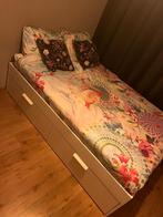 Brimnes bed Ikea 140x200 wit, Ophalen, Wit, Tweepersoons, 140 cm