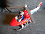 Playmobil helicopter 4812 en brandweerman 4612, Ophalen of Verzenden, Zo goed als nieuw, Complete set