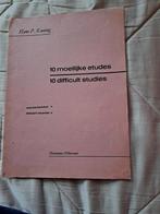 10 moeilijke etudes voor sopraanblokfluit, Muziek en Instrumenten, Ophalen of Verzenden, Zo goed als nieuw, Les of Cursus, Klassiek