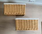 Rieten manden, Huis en Inrichting, Ophalen, Zo goed als nieuw, Rechthoekig, Riet