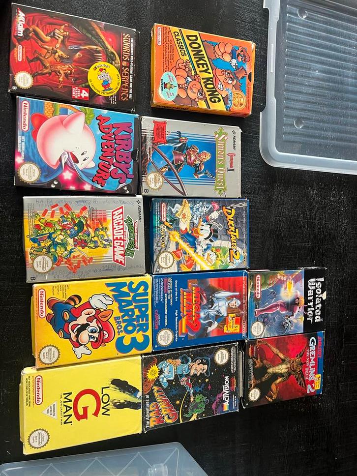 NES spellen CIB - Klassiekers!, Spelcomputers en Games, Games | Overige, Gebruikt, Platform, 1 speler, Vanaf 7 jaar, Eén computer