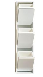 Veehaus vuilnisbak - wit, Ophalen, Gebruikt, 40 liter of meer, Metaal