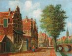 A.J. Fels (1908-): Klassiek stadsgezicht, Ophalen of Verzenden