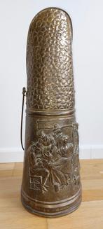 Antieke Koperen Kolenkit / Paraplubak, Ophalen of Verzenden, Koper