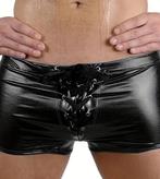Leatherlook boxer met veter   (086), Ophalen of Verzenden, Zwart, Boxer