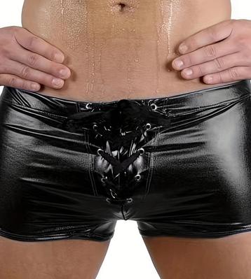 Leatherlook boxer met veter   (086) beschikbaar voor biedingen