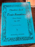Théodore Lack - Trois Sonatines, Piano, Gebruikt, Klassiek, Ophalen of Verzenden, Artiest of Componist