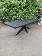 Nieuwe eettafel zwart mangohout 240x100cm nu €250, Ophalen, ., Nieuw, .