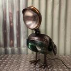 Lamp van oude puch tank - metal art - upcycling, Ophalen of Verzenden, Zo goed als nieuw, X, Metaal