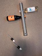 Wijnrek / koker  Design  (muurbevestiging ), 5 tot 15 flessen, Ophalen of Verzenden, Zo goed als nieuw, Metaal