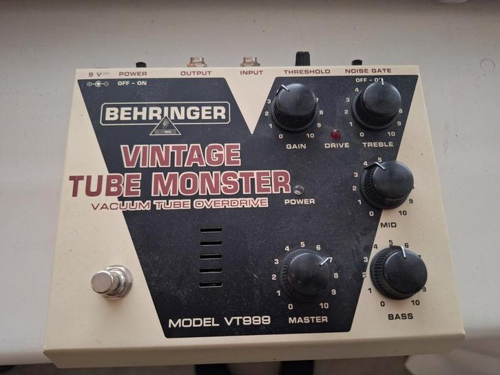 Behringer Vintage Tube Monster VT999 Overdrive Pedaal, Muziek en Instrumenten, Effecten, Gebruikt, Ophalen of Verzenden