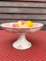 Franse compotier decor Mauresque in rood, Antiek en Kunst, Antiek | Servies los, Ophalen of Verzenden