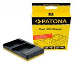 Dual Quick-Charger Canon LP-E8 LPE8 incl. USB-C cable, Verzenden, Nieuw