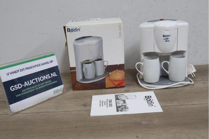 Brodin cafe duo koffiezetapparaat, Witgoed en Apparatuur, Koffiezetapparaten, Ophalen of Verzenden