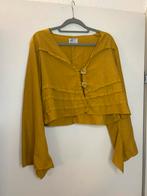 Linnen dames vestje merk Arthurio Lino maat S, Geel, Ophalen of Verzenden, Zo goed als nieuw, Maat 36 (S)