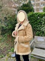 Vintage style Lammy coat shearling lamswollen jas lamswol, Ophalen of Verzenden, Zo goed als nieuw, Maat 38/40 (M), Beige
