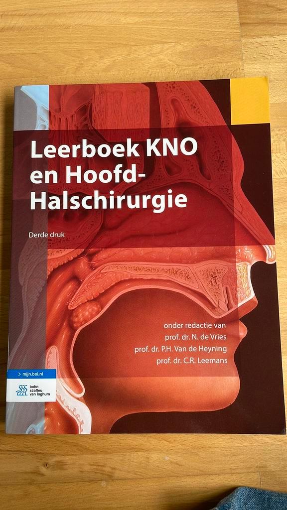 P.H. van de Heyning - Leerboek KNO en Hoofd-Halschirurgie, Boeken, Wetenschap, Zo goed als nieuw, Ophalen