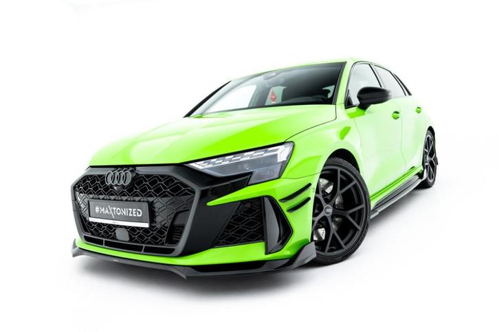 Voorlip sideskirt diffuser spoiler Audi RS3 Sportback 8Y 24+, Auto diversen, Tuning en Styling, Ophalen of Verzenden