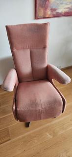 Mooie comfortabele seniorenstoel, Huis en Inrichting, Fauteuils, Ophalen, Gebruikt, 75 tot 100 cm, Stof