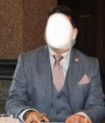 Mooie heren kleding set - Blazer, shirt, 2 stropdassen, Kleding | Heren, Blauw, Maat 56/58 (XL), Ophalen of Verzenden, Suitable