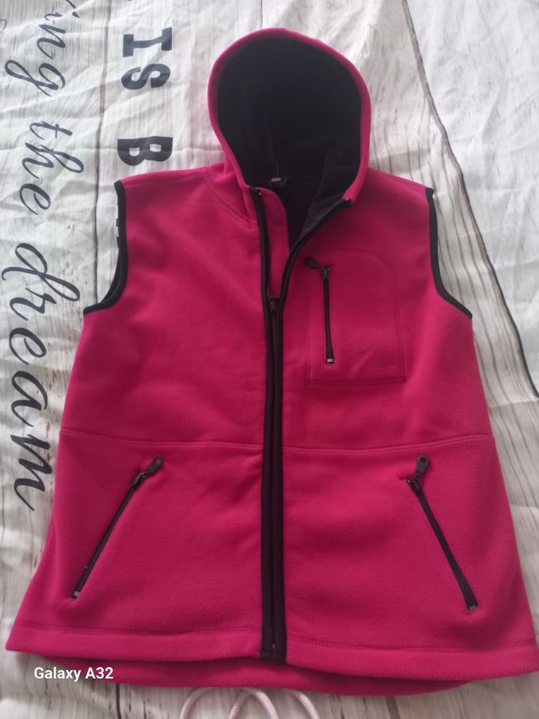 Roze bodywarmer - soft!, Kleding | Dames, Bodywarmers, Verzenden, Zo goed als nieuw, Roze, Maat 34 (XS) of kleiner
