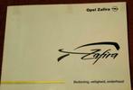 Handleiding Opel Zafira 2001, Ophalen of Verzenden