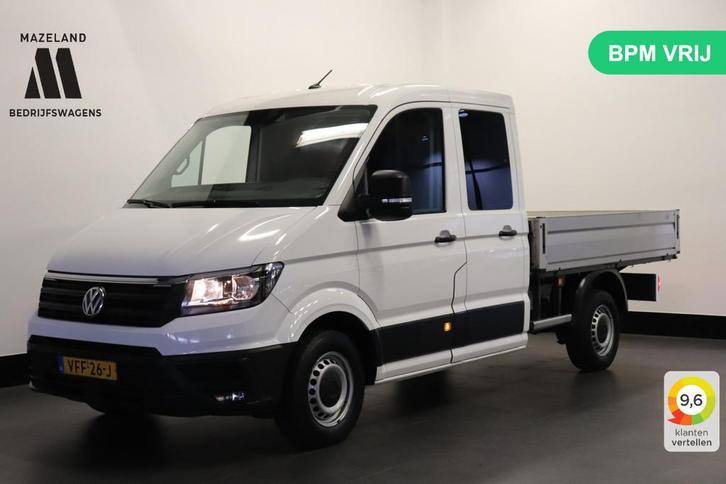 Volkswagen Crafter 2.0 TDI L3 Openlaadbak EURO 6 - Airco - C, Auto's, Bestelauto's, Bedrijf, Te koop, ABS, Achteruitrijcamera