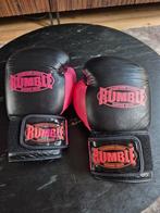 Bokshandschoenen rumble roze/zwart, Ophalen of Verzenden, Zo goed als nieuw, Bokshandschoenen