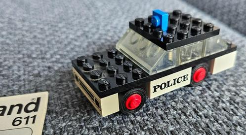 Lego 611-1 Police Car, Kinderen en Baby's, Speelgoed | Duplo en Lego, Gebruikt, Lego, Complete set, Ophalen of Verzenden