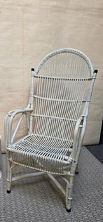 grote vintage rotan stoel, Ophalen, Rotan