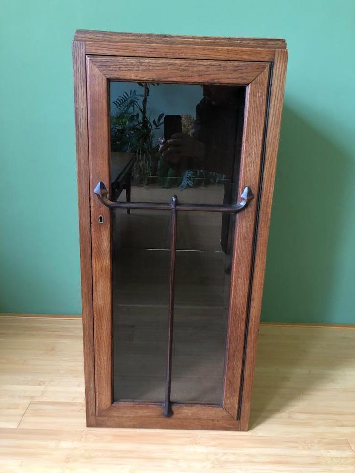 art deco eiken en palissander kast, Antiek en Kunst, Antiek | Meubels | Kasten, Ophalen