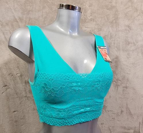 Naadloze BH met Kant maat XL/XXL in 2 kleuren (145), Kleding | Dames, Ondergoed en Lingerie, BH, Overige kleuren, Ophalen of Verzenden
