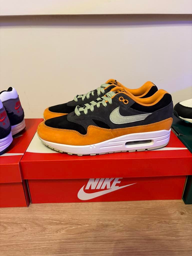 nike air max 1 prm honeydew & pecan, Ophalen of Verzenden, Zo goed als nieuw, Overige kleuren