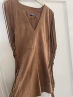 Ibiza echt suede top met franjes. S, Beige, Ophalen of Verzenden, Zo goed als nieuw, Worlds Ibiza Family