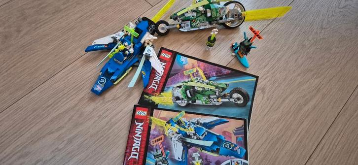 Lego Ninjago 71709 Jay en Lloyd's supersnelle racers, Kinderen en Baby's, Speelgoed | Duplo en Lego, Zo goed als nieuw, Lego, Complete set