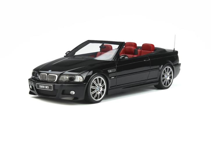 BMW M3 E46 Convertible Cabriolet Jet Black OttoMobile OT380, Hobby en Vrije tijd, Modelauto's | 1:18, Nieuw, Auto, OttOMobile