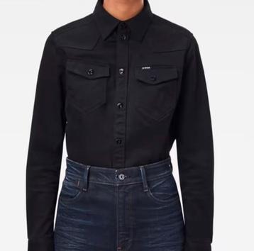 G-star overhemd zwart maat xs 34 blouse dames merk gstar beschikbaar voor biedingen