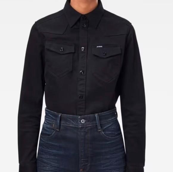 G-star overhemd zwart maat xs 34 blouse dames merk gstar, Kleding | Dames, Blouses en Tunieken, Zo goed als nieuw, Maat 34 (XS) of kleiner