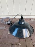 Hanglamp emaille fabriekslamp vintage industriële lamp kap, Ophalen of Verzenden, Zo goed als nieuw
