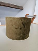 Groene Suède Lampenkap, Huis en Inrichting, Lampen | Lampenkappen, Ophalen, Rond, Zo goed als nieuw, Modern