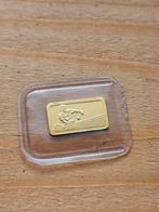 1 gram goudbaar degussa tennis, Postzegels en Munten, Edelmetalen en Baren, Ophalen of Verzenden