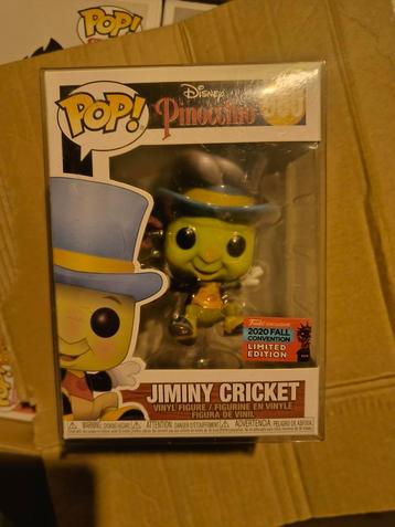Jiminy Cricket & Pinocchio Funko Pops beschikbaar voor biedingen