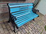 Gietijzeren tuinbank Amsterdam, Tuin en Terras, Tuinbanken, Ophalen, Zo goed als nieuw, Metaal