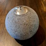 olielamp van steen / beton grijs gemêleerd, Ophalen of Verzenden, Zo goed als nieuw