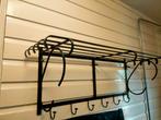 Zwarte (giet)ijzeren kapstok van riviera maison, Wandkapstok, Ophalen of Verzenden, Zo goed als nieuw, Minder dan 100 cm