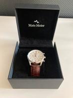 Mats Meier 41mm horloge, Overige merken, Leer, Polshorloge, Nieuw