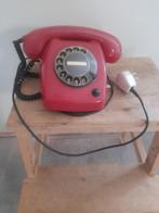 draaischijf telefoon rood, Ophalen of Verzenden, Gebruikt, Met draaischijf