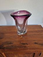 Mooie paarse glazen vaas, Antiek en Kunst, Ophalen of Verzenden
